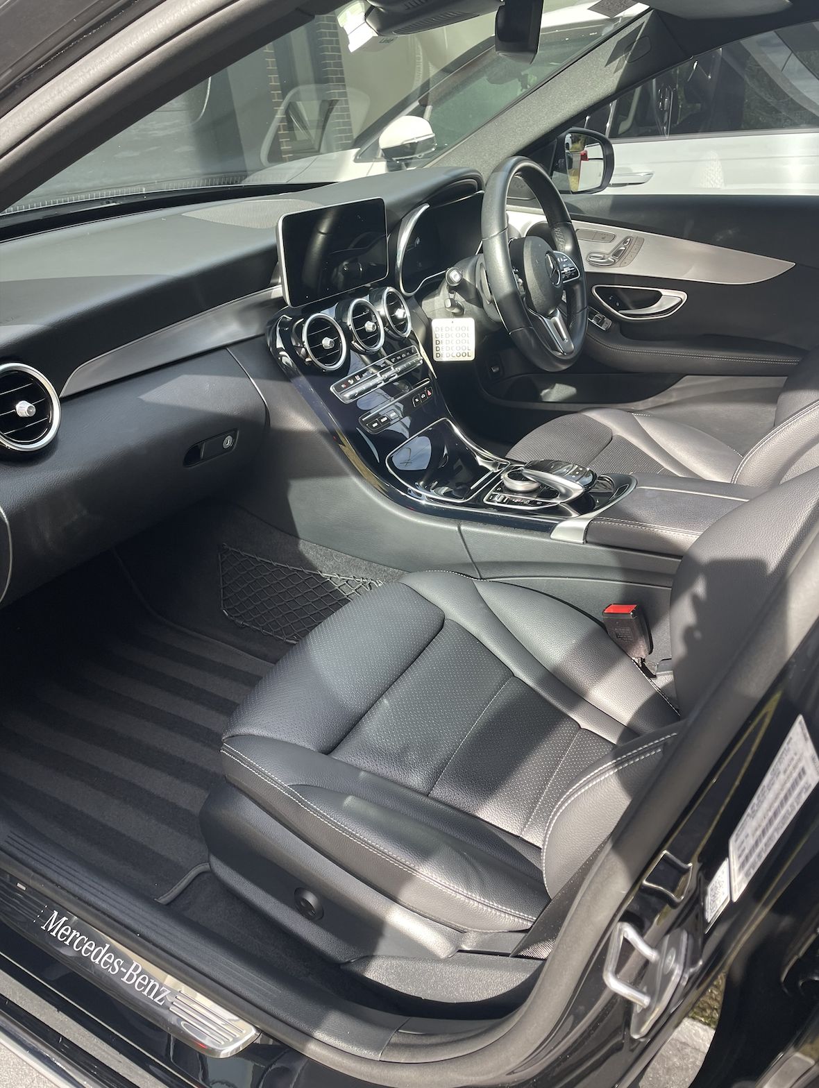 Mercedes interior after detailing